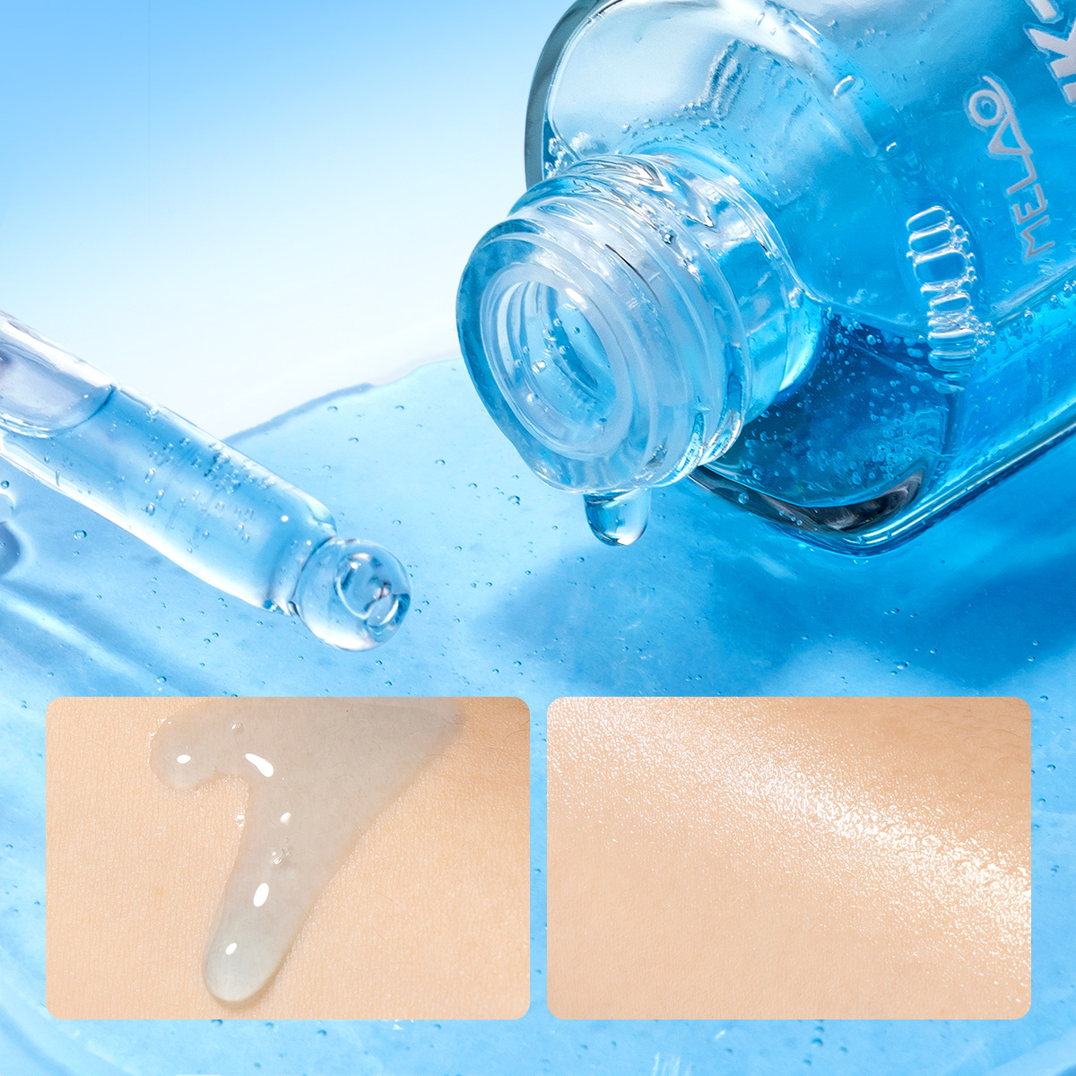 OEM ODM Collagen Peptide Complex Serum Brightening Anti Wrinkles Blue Ghkcu Peptide Serum Skin for Face
