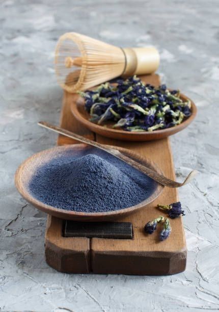 HEALTHY GREEN FOOD INGREDIENT DRIED BUTTERFLY PEA FLOWER POWDER NATURAL COLORANT FOR BEVERAGE