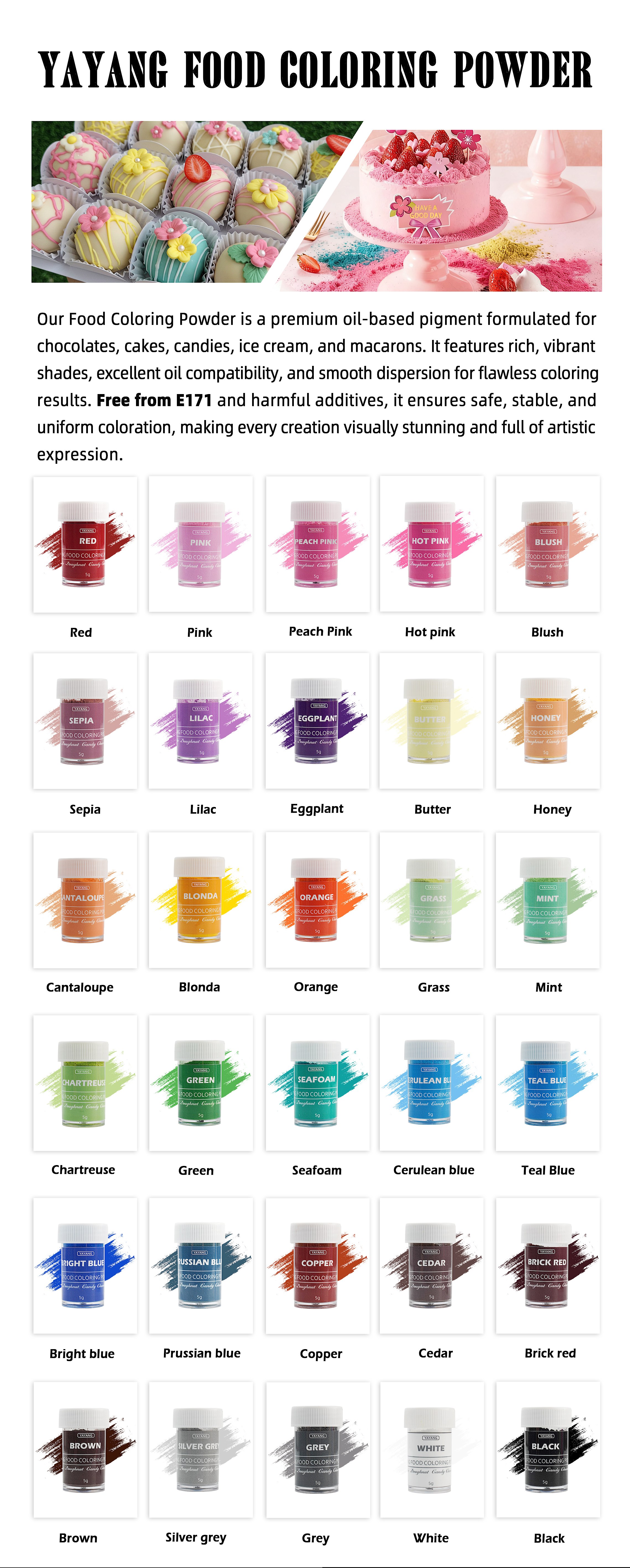 Food Coloring Showcase