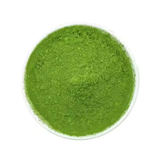 Free Sample 100% Organic Matcha Green Tea Leaf Powder Health Food Grade Spray Dried Drum Packaging Food Supplement