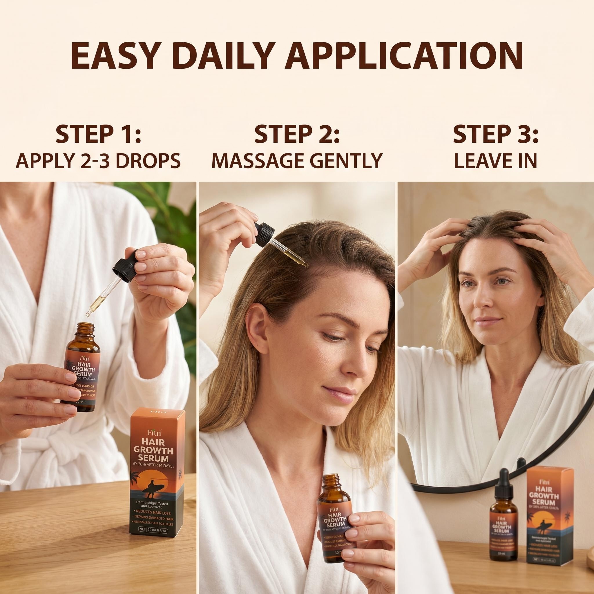 FITN Liposome Peptide Hair Growth Serum Redensyl Capixyl Private Label Scalp Treatment Clinic Grade OEM Hair Loss Manufacturer
