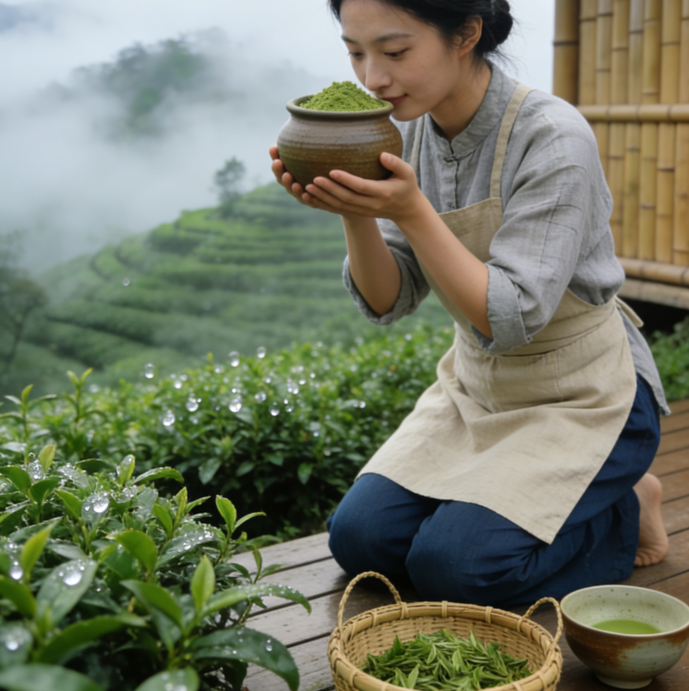 Organic First Flush Ceremonial Matcha Powder Pure Green Tea Powder Zero Sugar Healthy Supplement USDA Organic Certified