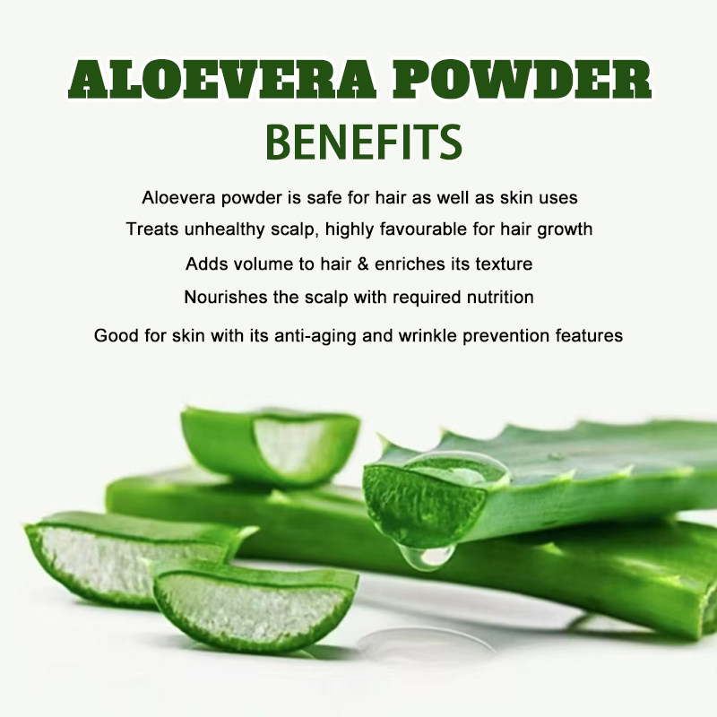 Factory Supply Aloe Powder Food Grade Pure Natural Wholesale Bulk Organic Aloe Vera Powder