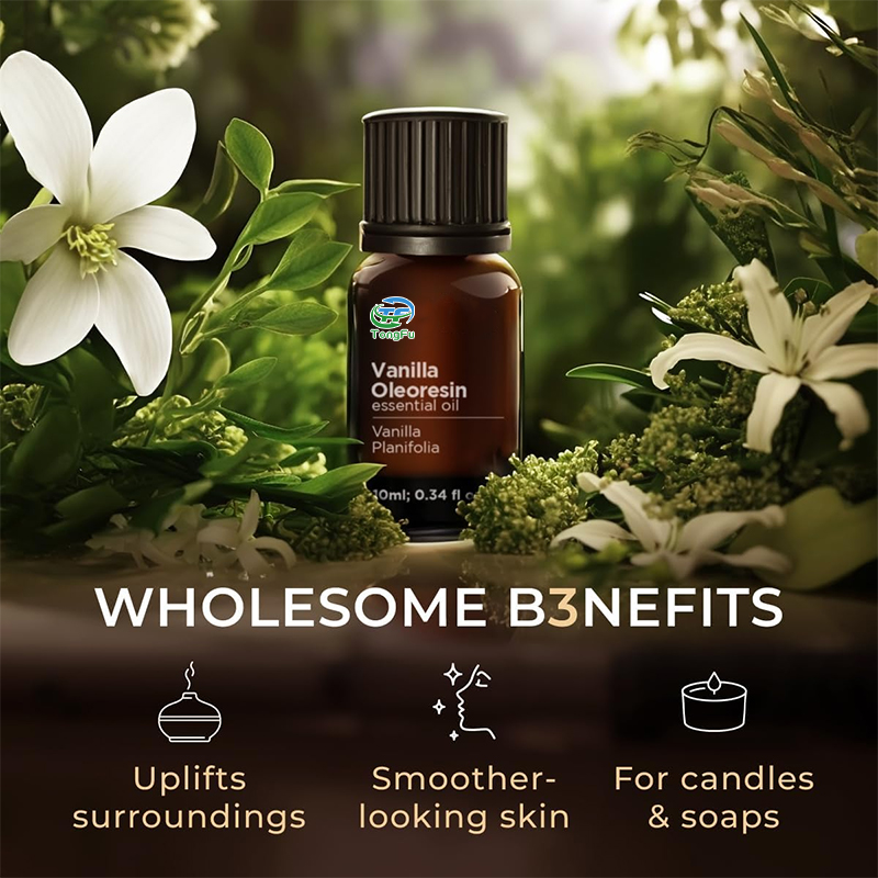 Vanilla Oleoresin Essential Oil 10ml -Suitable for Dry Skin and Damaged Hair Types and DIY Perfume and Candle Perfume Diffuser