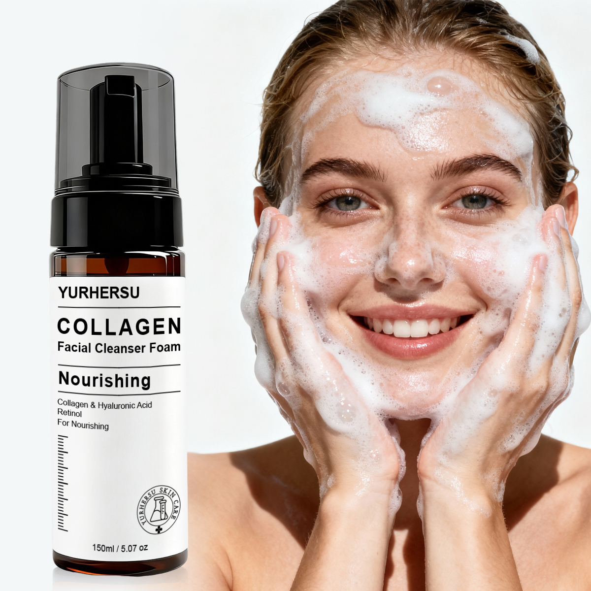 OEM ODM Private Label Collagen with Retinol Skincare Anti-Aging Firming Facial Kit Anti-Wrinkles Fine Lines Lifting Moisturizing