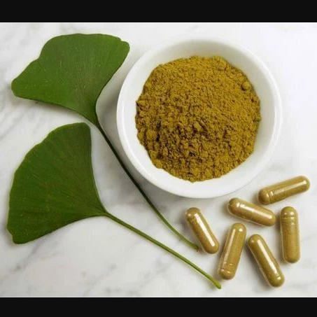 High Quality Wild Organic Ginkgo Biloba Powder-Wholesale Immunity-Boosting Herbal Supplement with Drum Packaging Customisable