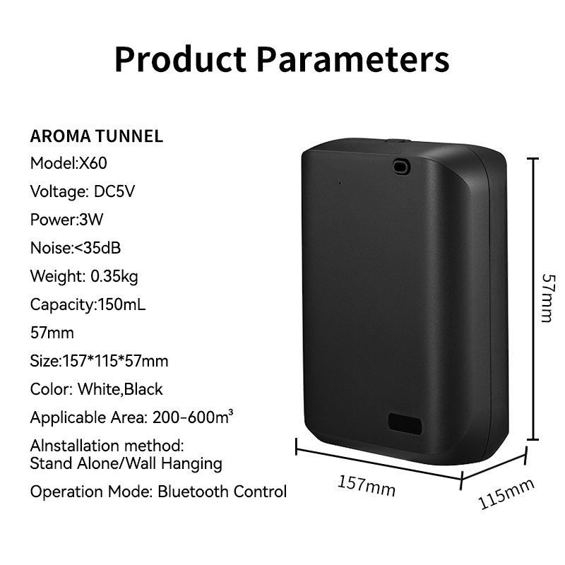 Commercial Aromatherapy Diffuser Hotel Wall Mounted Essential Oil Electric Aroma Diffuser