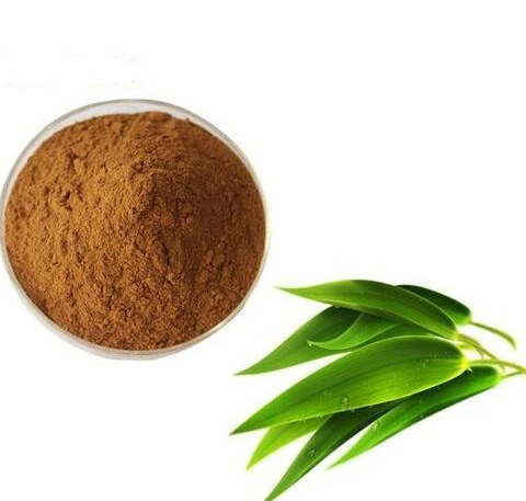 Organic Natural Pure Bamboo Leaf Herbal Extract Powder Food Grade Rich Nutrients Immunity Supports No Caffeine Vacuum Packed