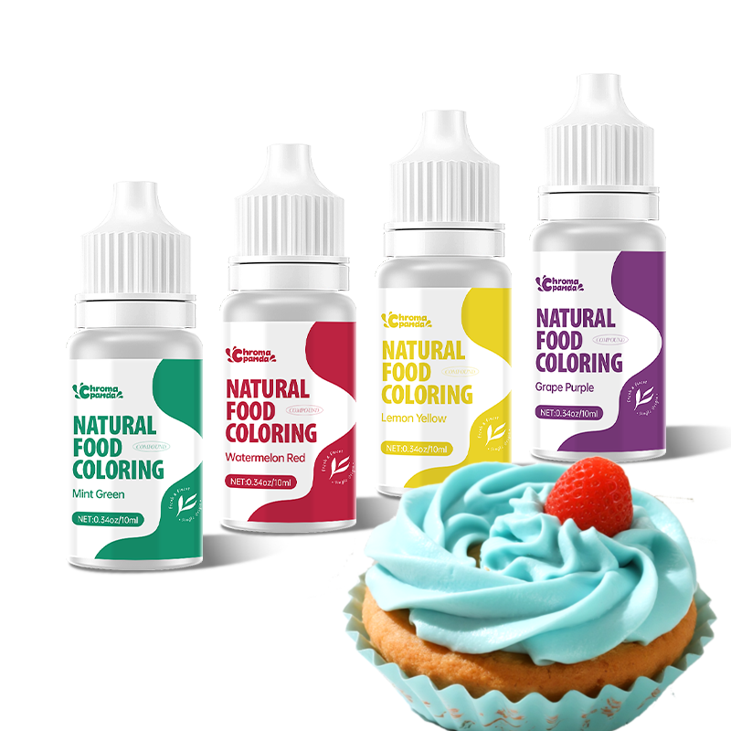 New Arrival Chromapanda Natural Food Coloring 10ml Edible Natural Extracts for Baking Beverage Children's Fun Experiments