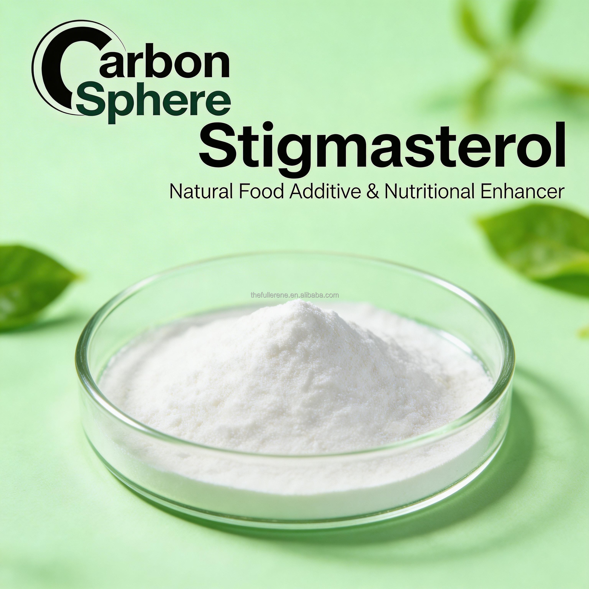 Food Grade 95% Pure Stigmasterol White Crystalline Powder Natural Nutritional Enhancer Food Additive for Functional Food CAS