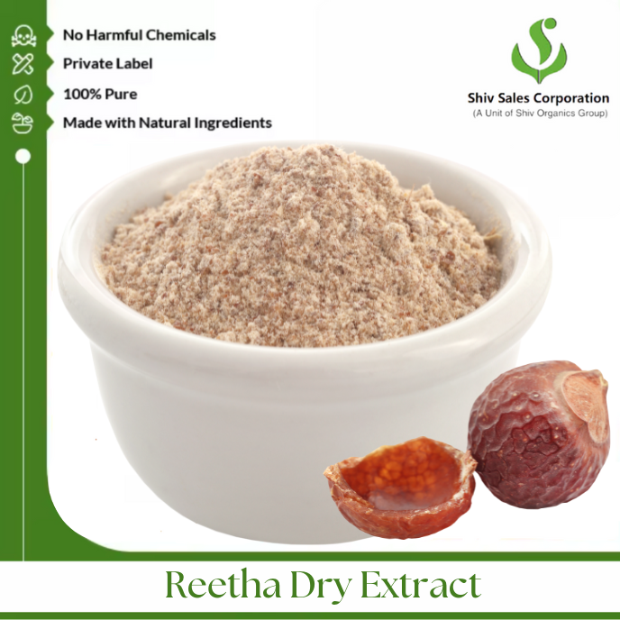 Plant-Derived Aritha Dry Extract Powder for Cosmetic Manufacturing Consistent Quality and Bulk Packaging Solutions
