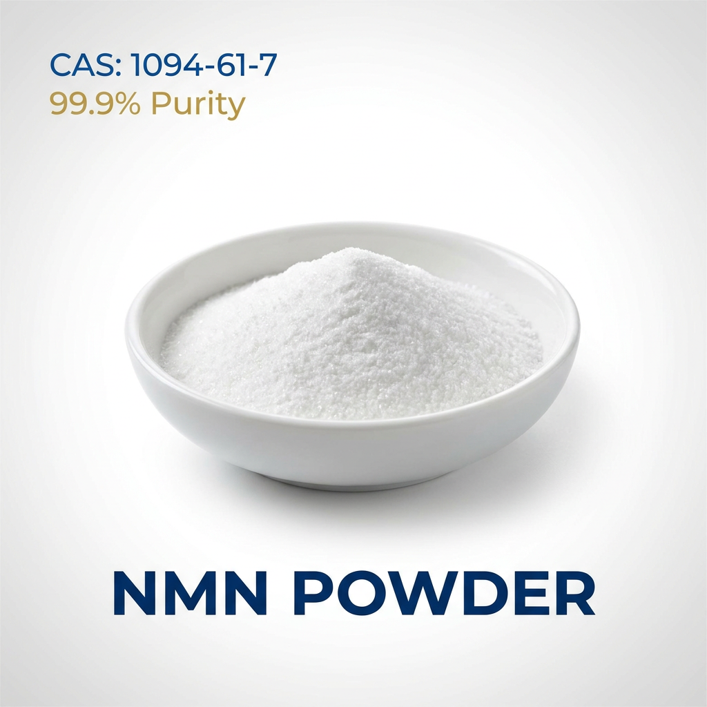 China Factory Supply OEM Package NMN Powder Bulk Supplement NMN Powder 99%