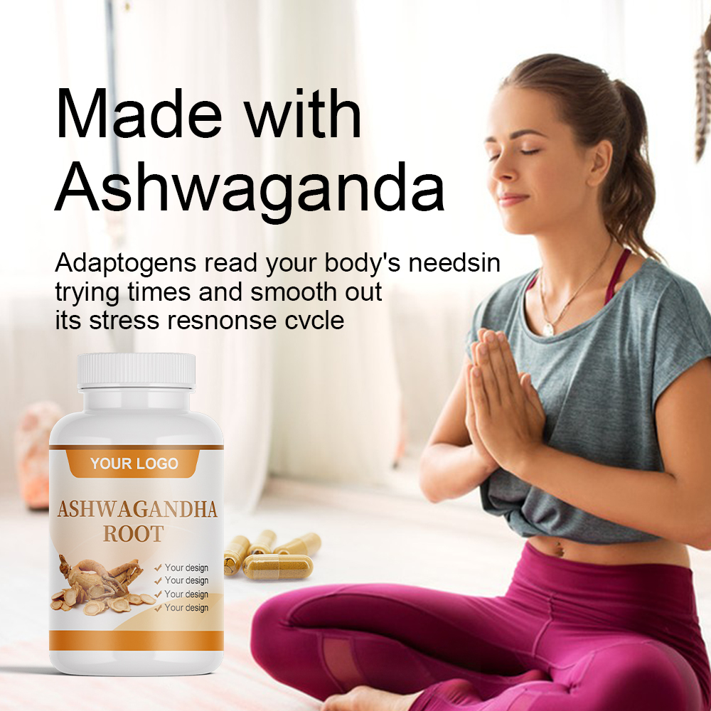 Private Label Wholesale Bulk Prices Supplement Extra Strength Vegan Ashwagandha Root Extract Capsules