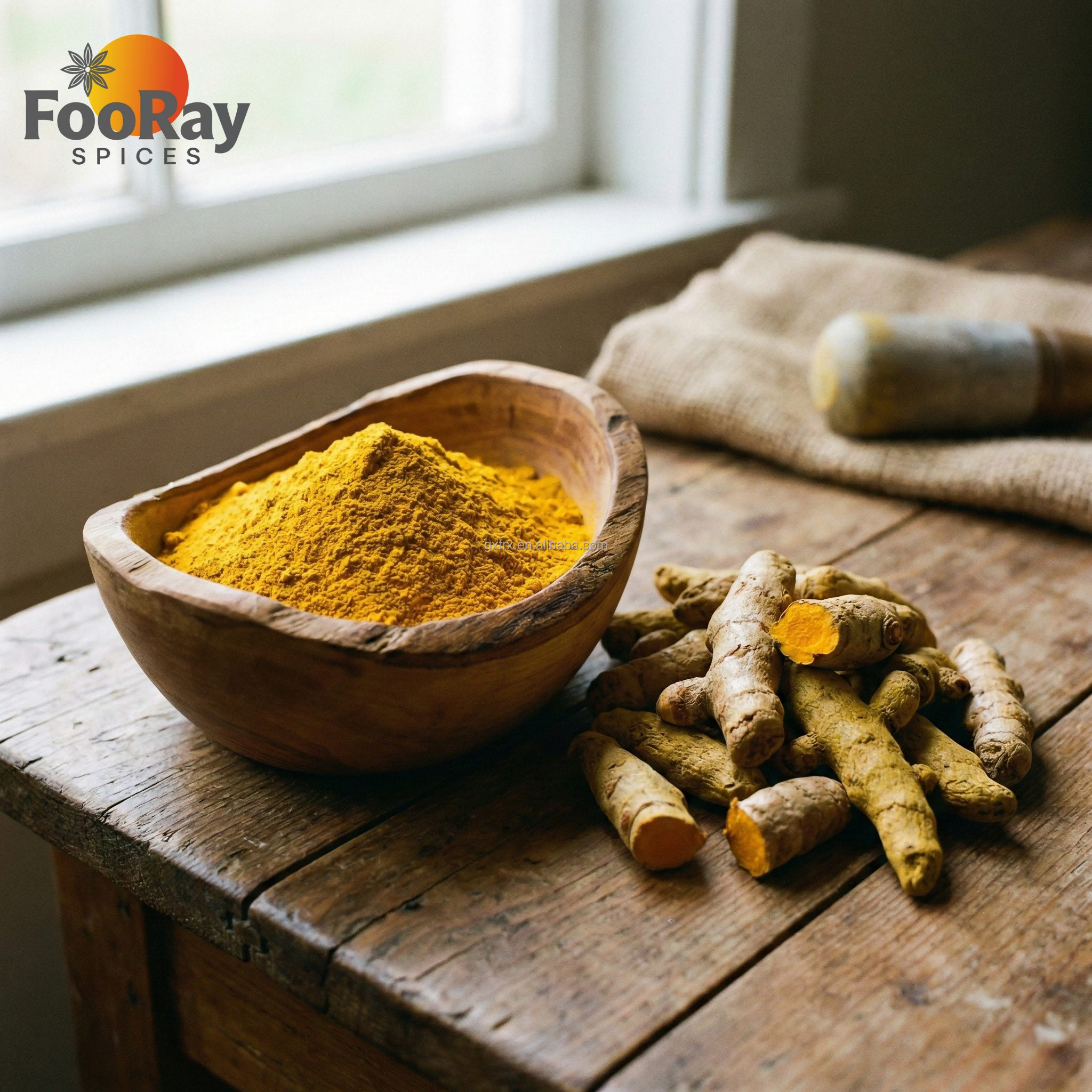 OEM Turmeric Powder Organic Quality 21g Retail Box Premium Single Spices Herbs Pure Seasoning Powder Wholesale
