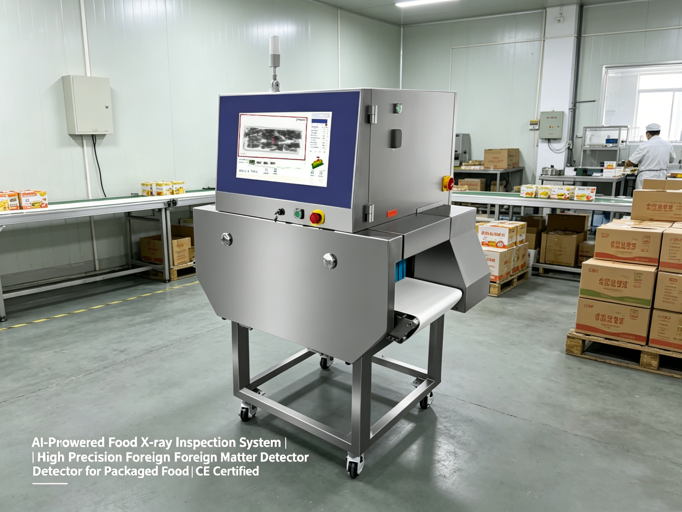 AI-Powered Food X-ray Inspection System | High Precision Foreign Matter Detector For Packaged Food | CE &amp; ISO9001 Certified