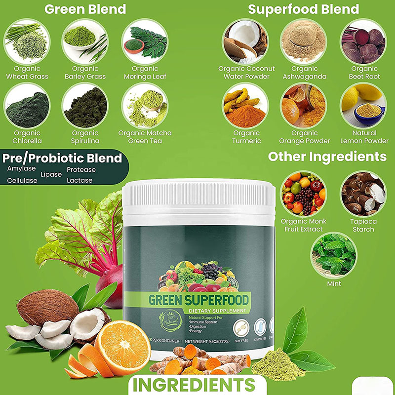 Super Green Powder Package 3