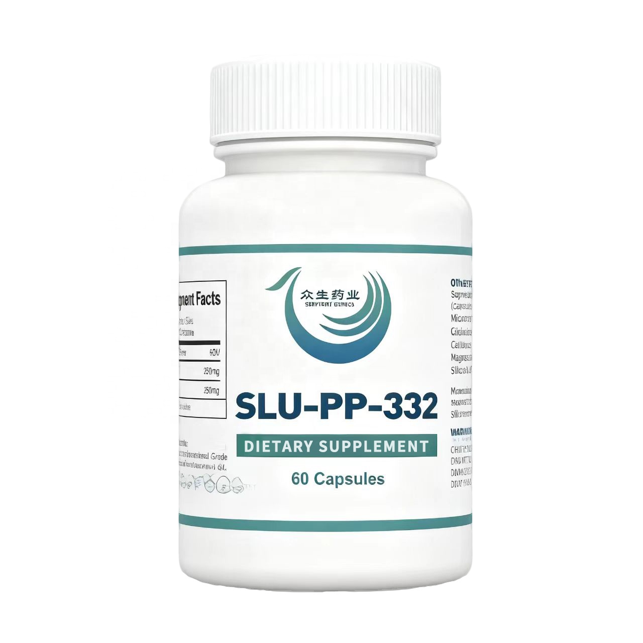 Premium SLUPP332 White Capsules OEM Service High Effect Custom Formula Nutraceutical Manufacturing 60/Bottle Improved PROTIEN