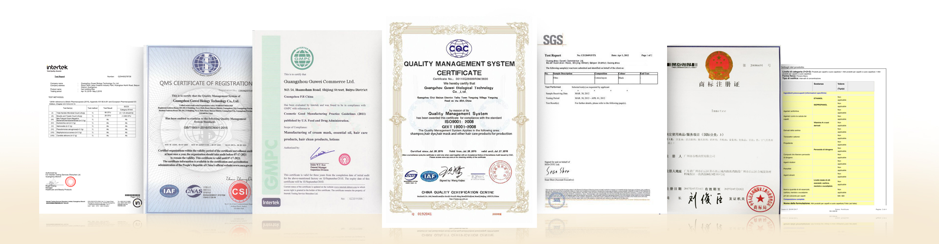 Certificates