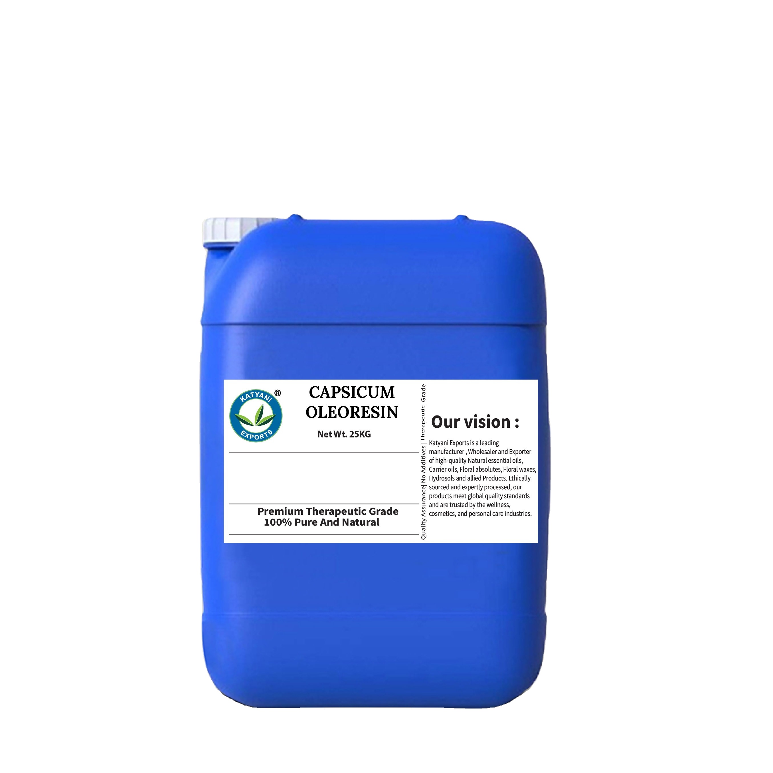 Herbal Extract Capsicum Oleoresin (Capsicum Annuum) Spice Oleoresin - For Aromatherapy &amp; Therapeutic Massage - Katyani Exports