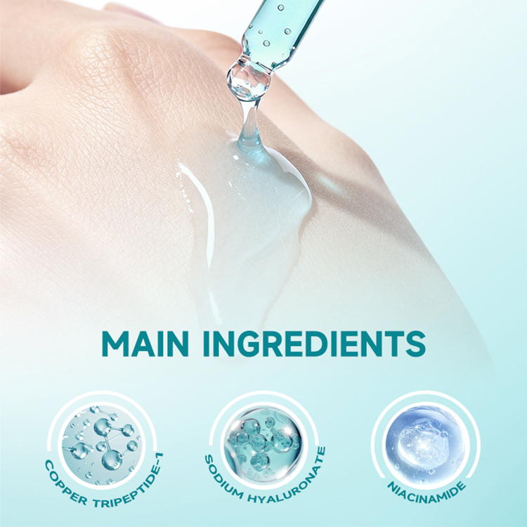 Private Label Hyaluronic Acid Serum for Face Vitamin C Liquid with Anti-Aging and Whitening Benefits