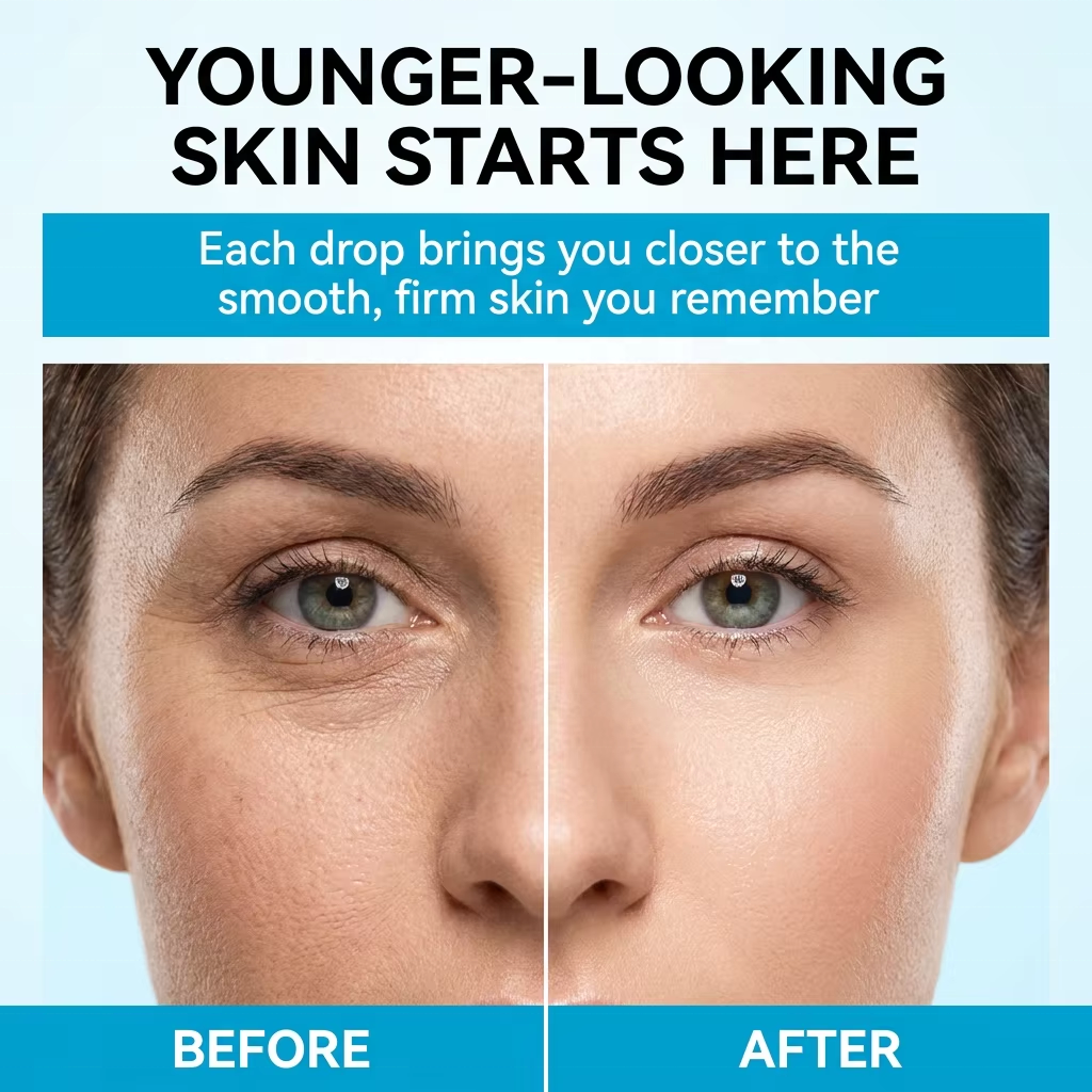 Private Label Squalane GHK-Cu Copper Peptide Serum Hydrating Plumping Fine Lines Repair Facial Serum OEM ODM Peptide Complex