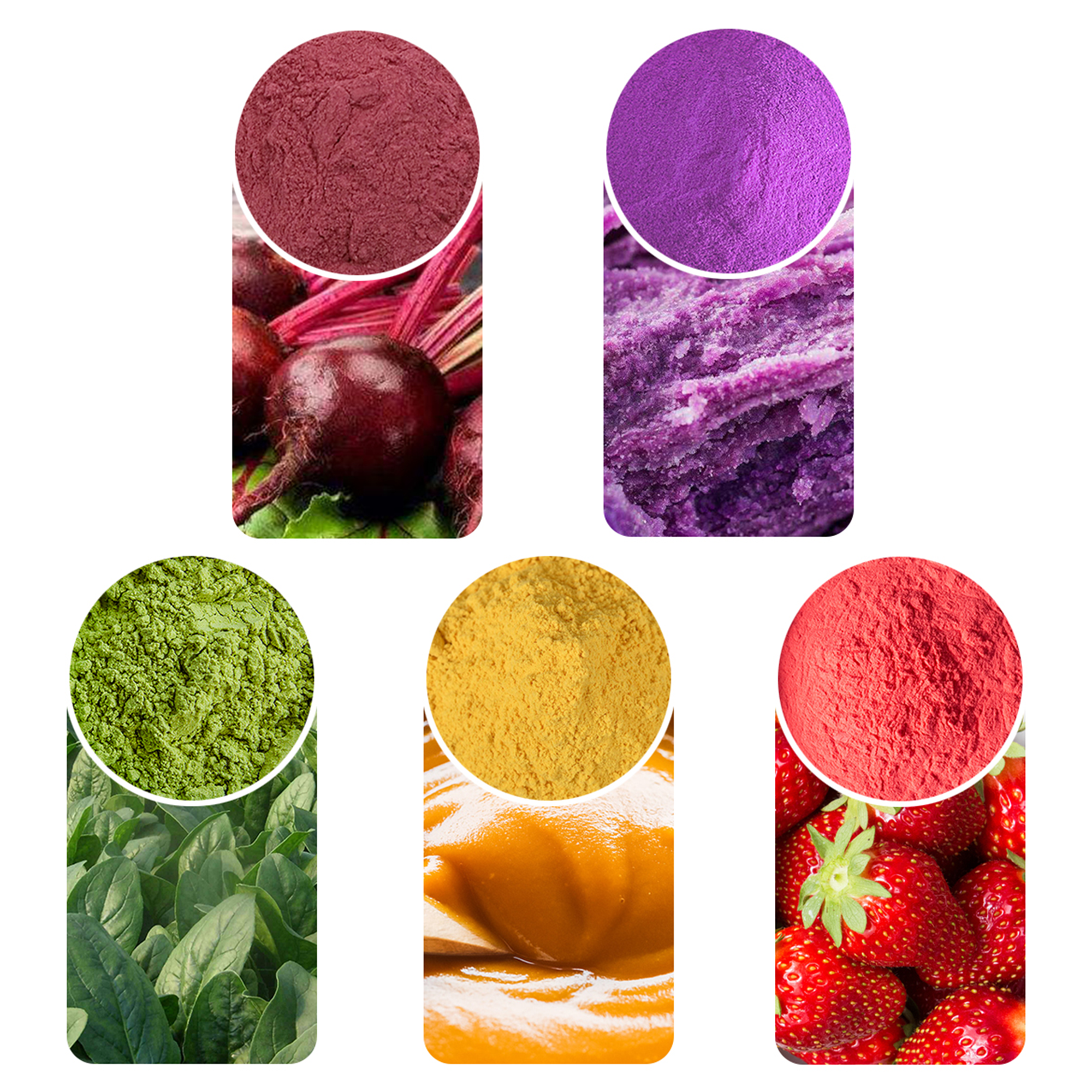 Natural Food Grade Premium Fruit and Vegetable Powders Pumpkin Strawberry Ideal for Baking and Drinks As Natural Food Coloring