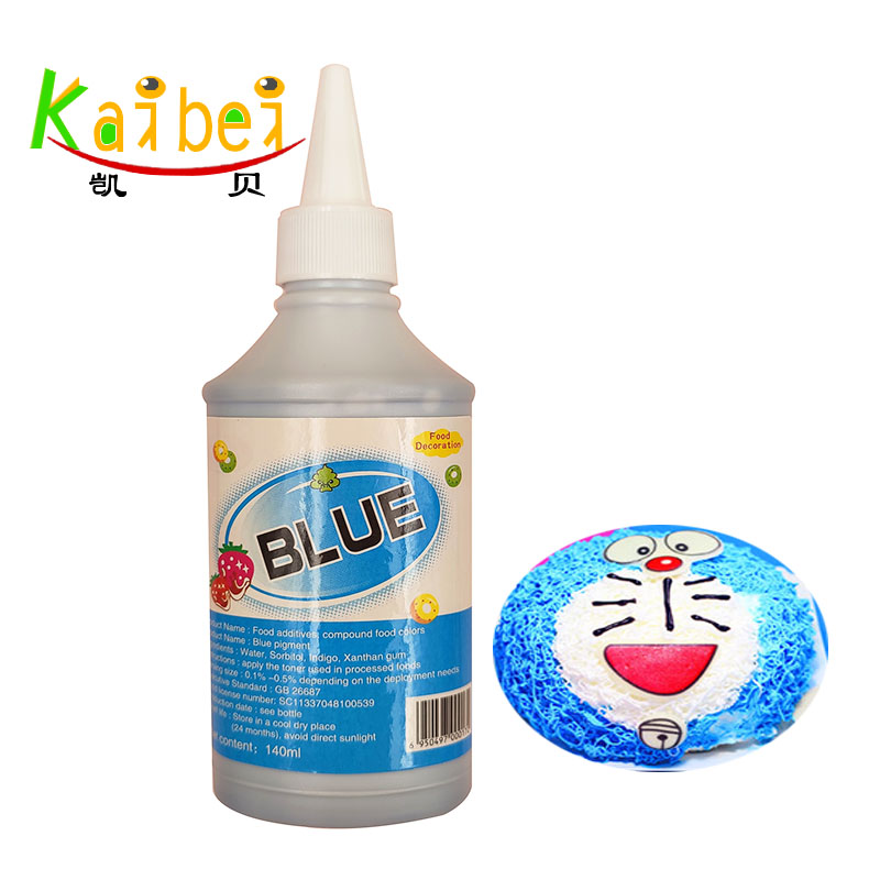 Liquid food coloring application
