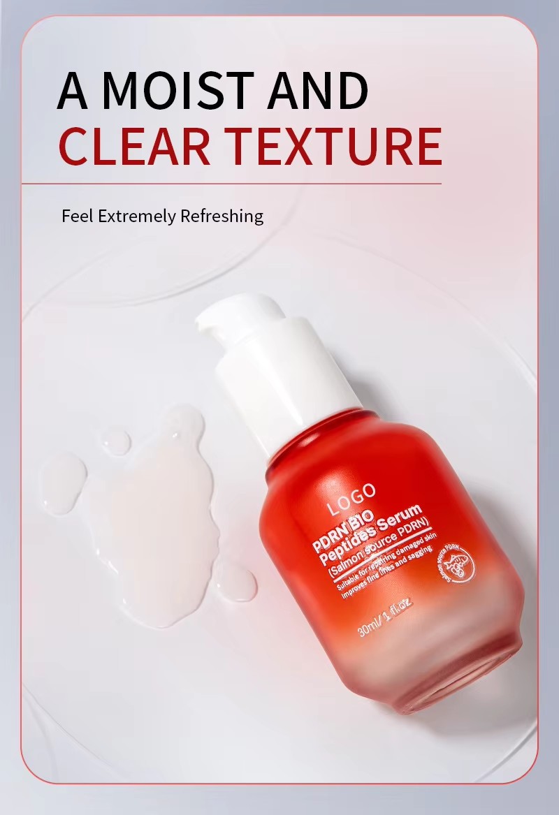 Korean Skincare Salmon DNA PDRN Pink Peptide Vitamin C Niacinamide Brightening Moisturizing Anti-Aging Firming Glow Serum Face