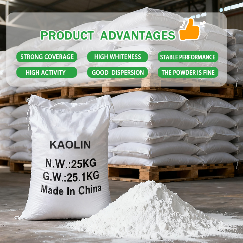 Cosmetic Grade Kaolin Powder Raw Material Is Delicate, Safe and Mild, and Is Often Used in the Production of Cosmetics