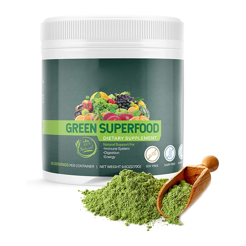 2022 New Organic Tumeric Powdered Grass Superfood Vegan Green Powder