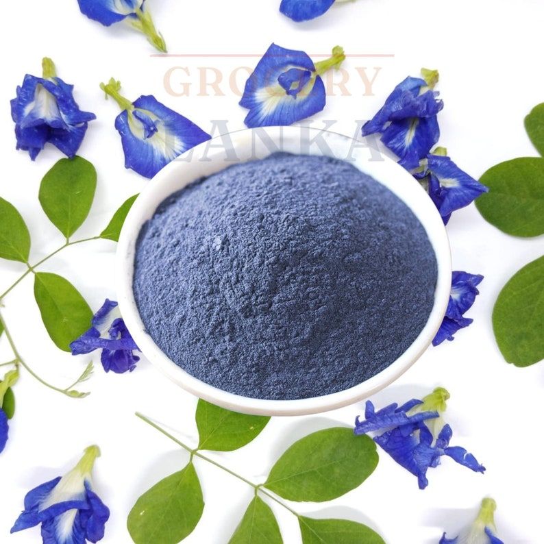 HEALTHY GREEN FOOD INGREDIENT DRIED BUTTERFLY PEA FLOWER POWDER NATURAL COLORANT FOR BEVERAGE