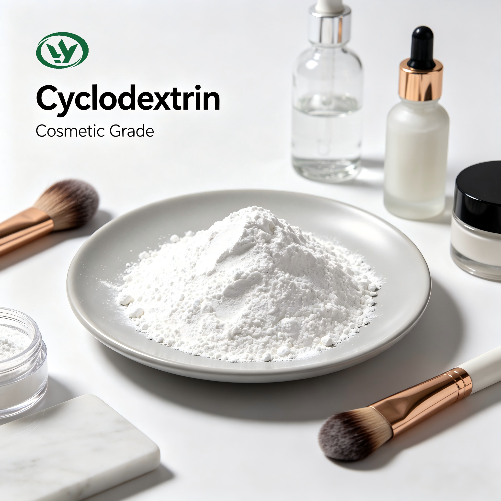 Hydroxypropyl-Beta-Cyclodextrin HPBCD Plant-Derived Biodegradable for Preservative-Free Formulations Eco-Friendly Clean Beauty