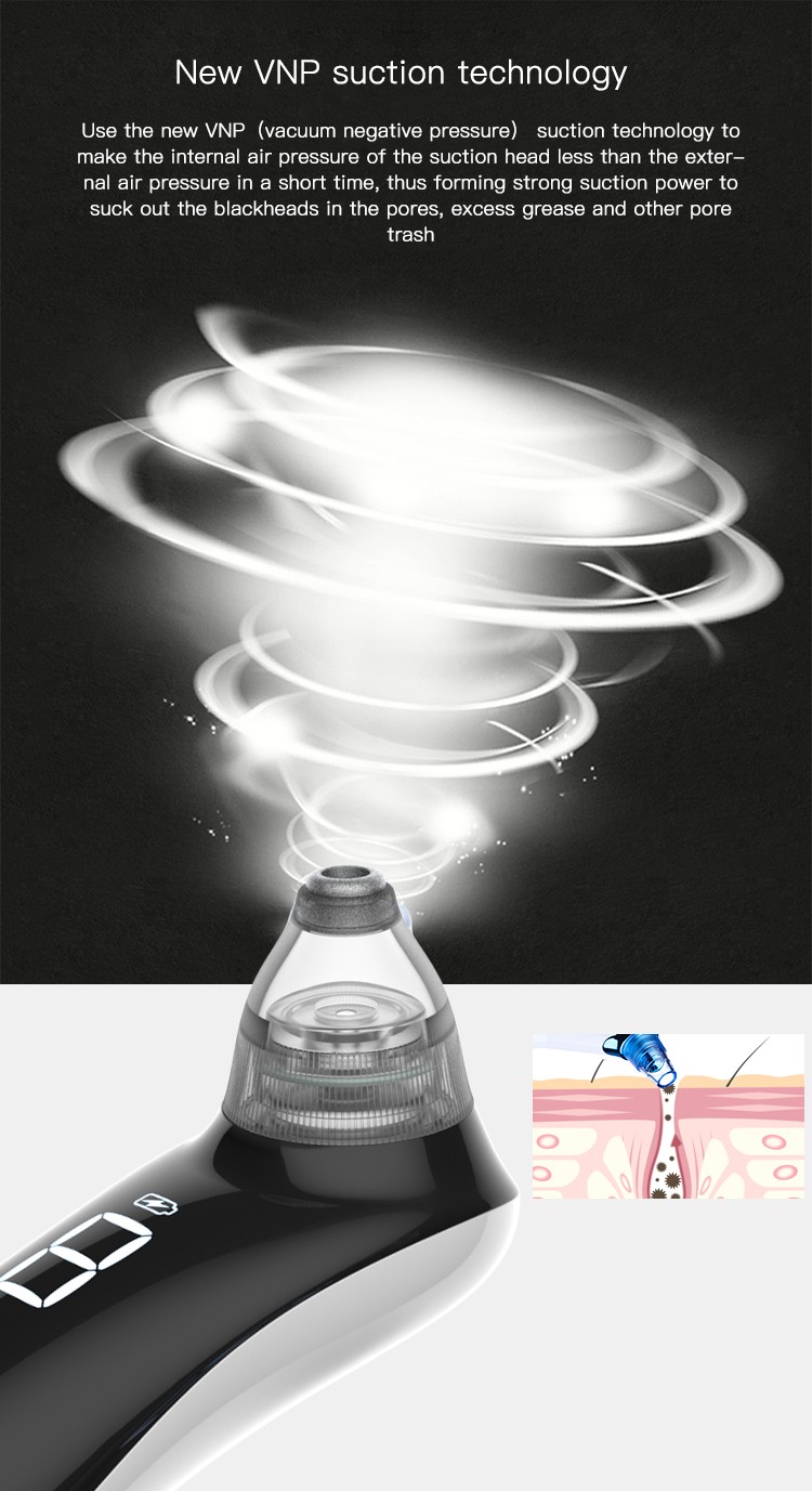Best Vacuum Negative Pressure Technology Cupping Probe Blackhead Remover Acne Treatment 5 Probes Vacuum Pore Cleaner Hot In 2026
