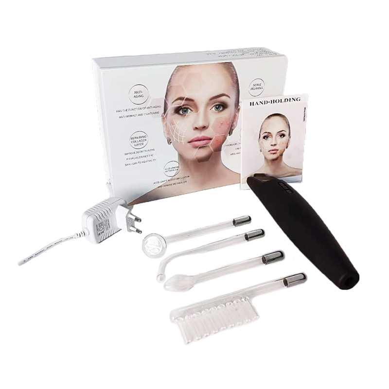 4in1 Facial Acne Wand for Home Use High Frequency Electrotherapy with Ozone for Skin Care