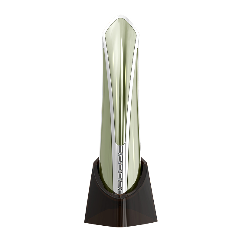 Customize Logo Cordless Warm Compress Eye Massage Wand Portable USB Rechargeable Mini Eye Beauty Massage Stick