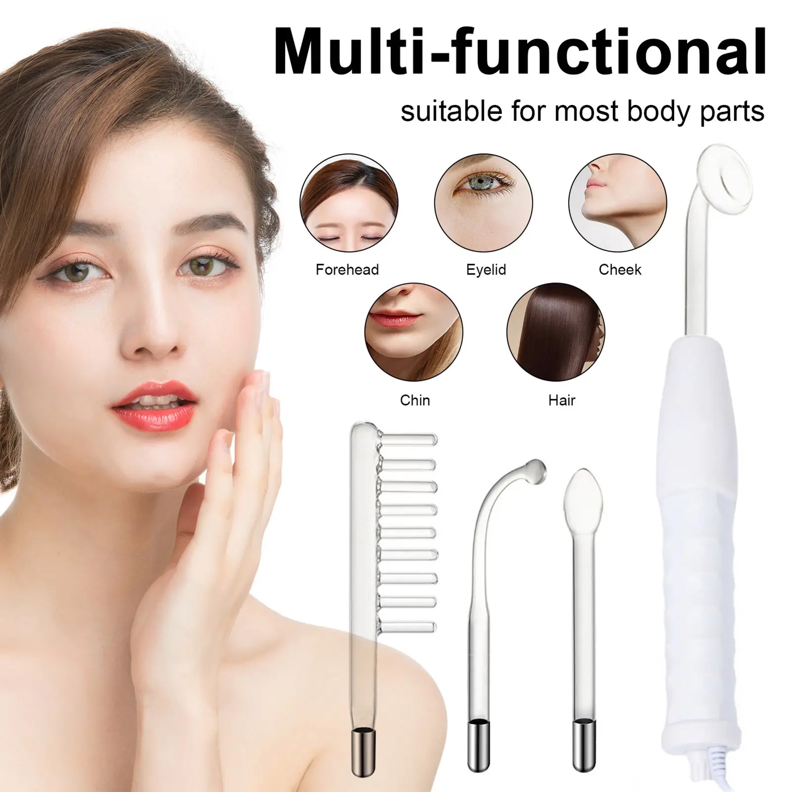 2026 Wand Tool High Frequency Facial Machine Facial Beauty Tools for Acne Treatment