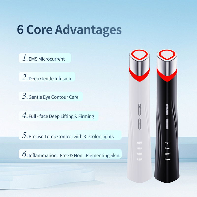 2-3H Endurance Microcurrent Facial Eye Massager EMS Toning Face Massage Machine Vibration Professional Face Massage Tool