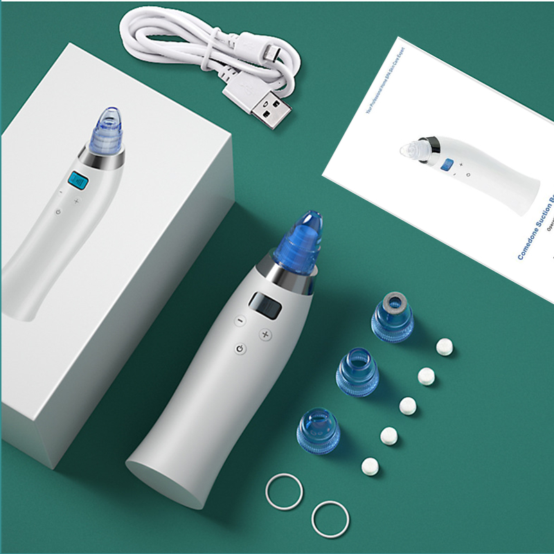 Home Whitehead Blackhead Remover Vacuum Electric Face Suction Pimple Blackhead Sucker Pore Cleaner Acne Treatment AU/US Device