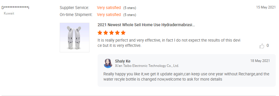 Hydra Dermabrasion Handheld Instrument For Home Use