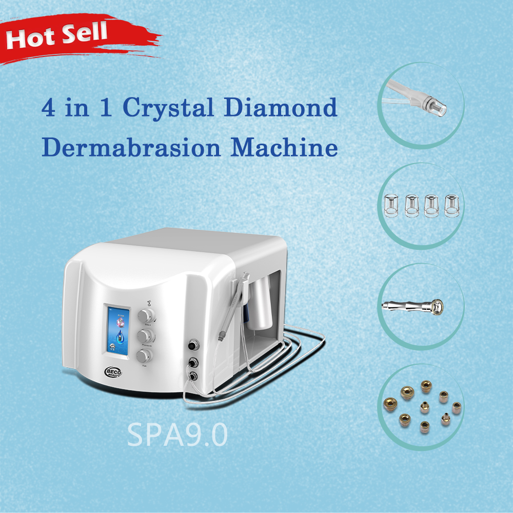 Best 2 In 1 vacuum facial skin cleaning blackhead remover water spray diamond crystal tips microdermabrasion machine for spa