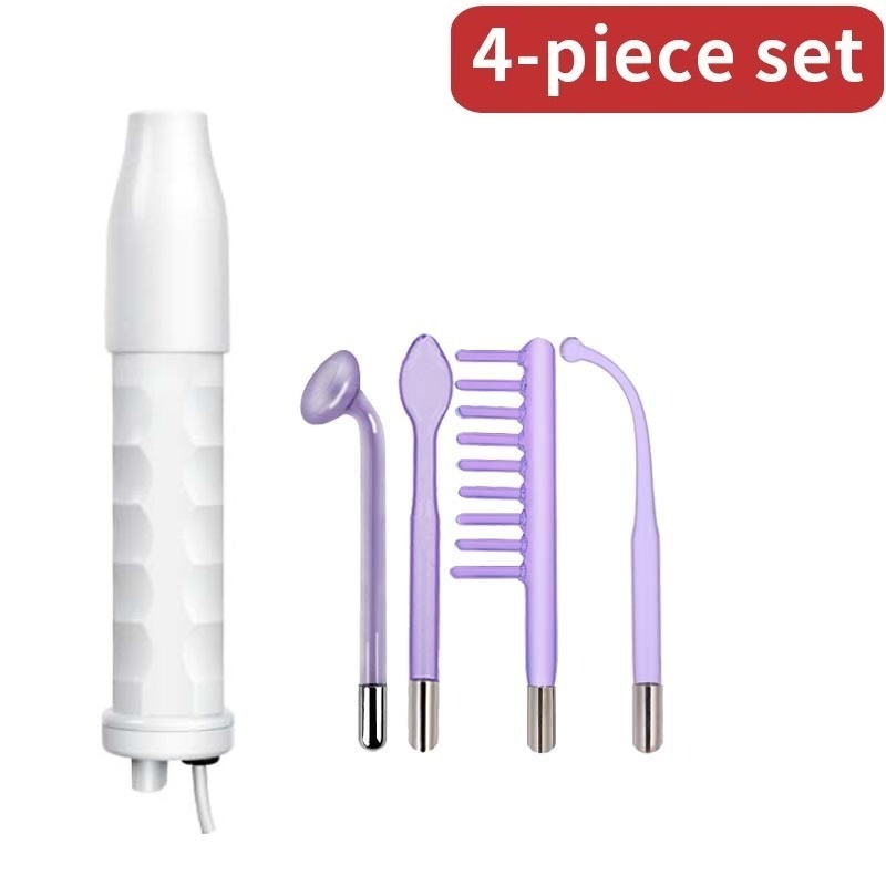 7 in 1 High Frequency Wand Facial Pore Cleaning Acne Treatment Anti Wrinkle Hair Care Handheld Beauty Device