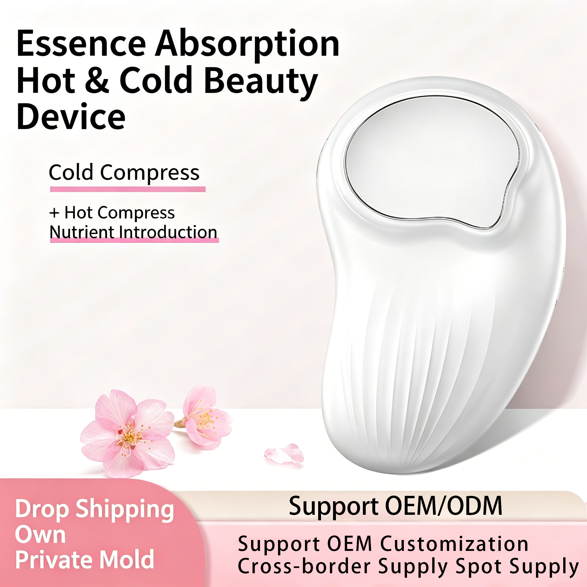 Wholesale Hot and Cold Facial Beauty Device Face Lifting Massager Cold Hot Facial Hammer