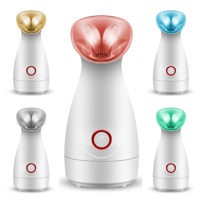 Sauna SPA Women Men Moisturizing Nano Ionic Warming Face Humidifier Atomizer Professional Warm Facial Steamer Home Face Steamer