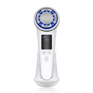 Professional EMS Face Light Therapy Beauty Machine Hot and Cold LED Massager with Stainless Steel Material