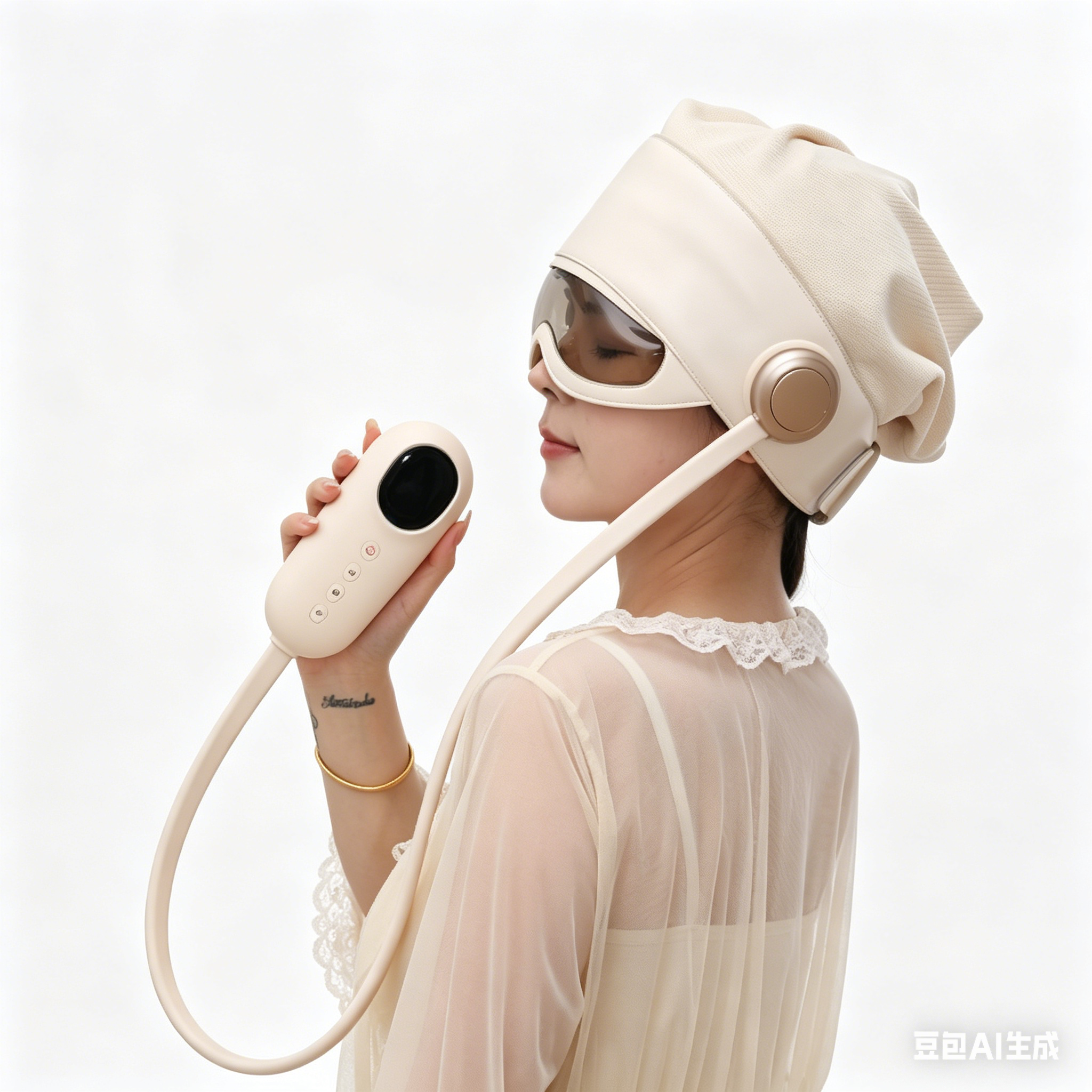 New Electric Thermal Air Pressure Head Massager Hot Sale Sleep Aid Relief Relaxing Apparatus Smart Silicone Eye Massager