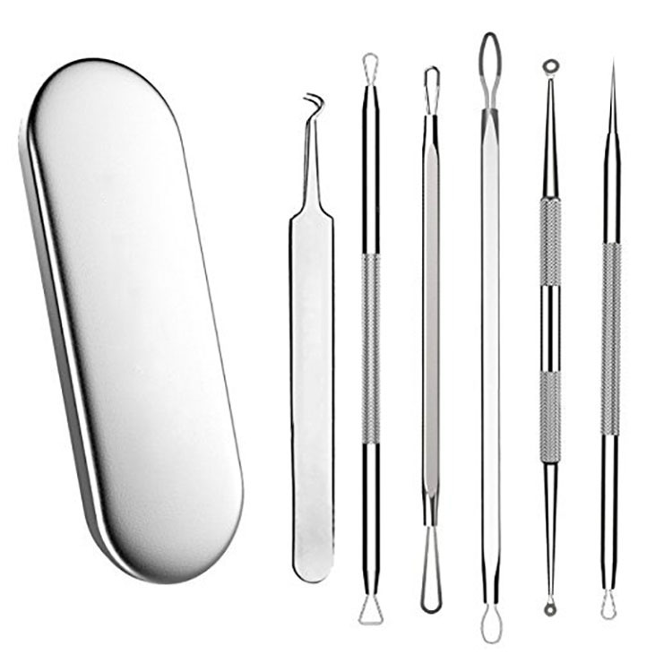 Buy Metal Blackhead Extractor Remover Pimple Popper Tool