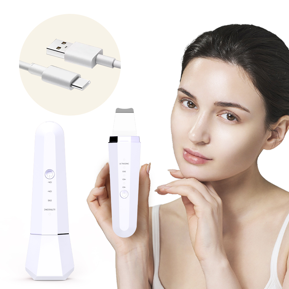 Ultrasonic Skin Scrubber D839 Multi-Mode Facial Cleansing Device For Blackhead Removal, Pore Deep Cleansing &amp; Skin Exfoliation