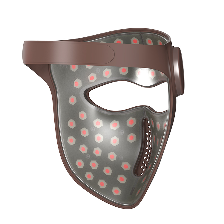 3D Silicone Red Light Therapy Mask 630nm 850nm Wavelengths Wireless &amp; Rechargeable Led Facial Mask for Salon &amp; Home Skin Care