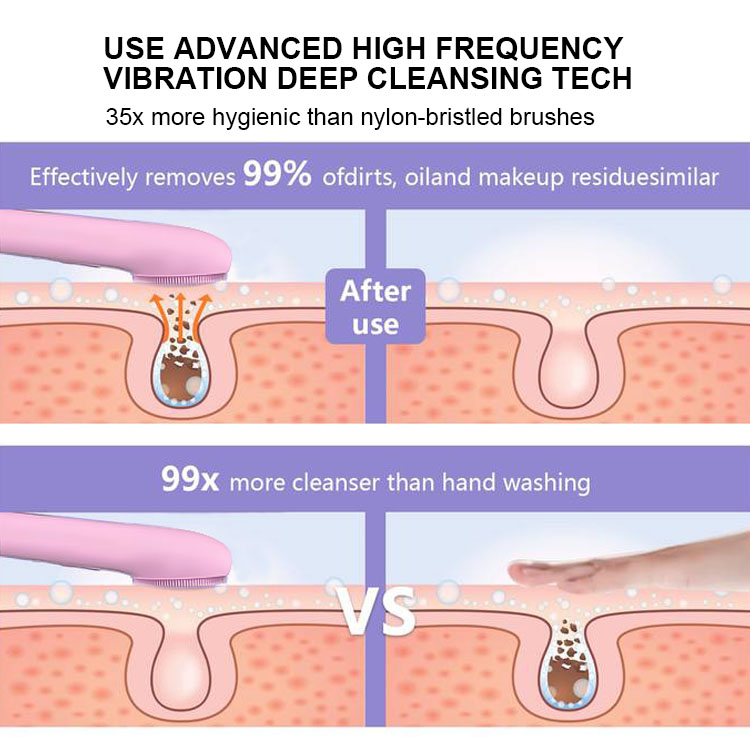 Electric Facial Cleansing Brush Details 4