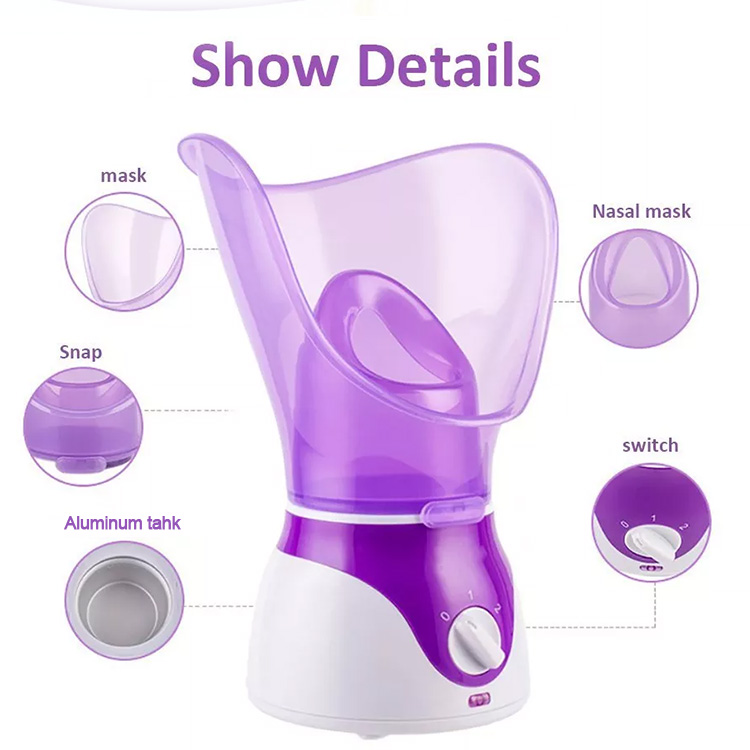 Wholesale Professional Usb Smart Skin Care Spa Mini Nano Mist Sprayer Humidifier Ionic Face Moisturizer Cleaner Facial Steamer